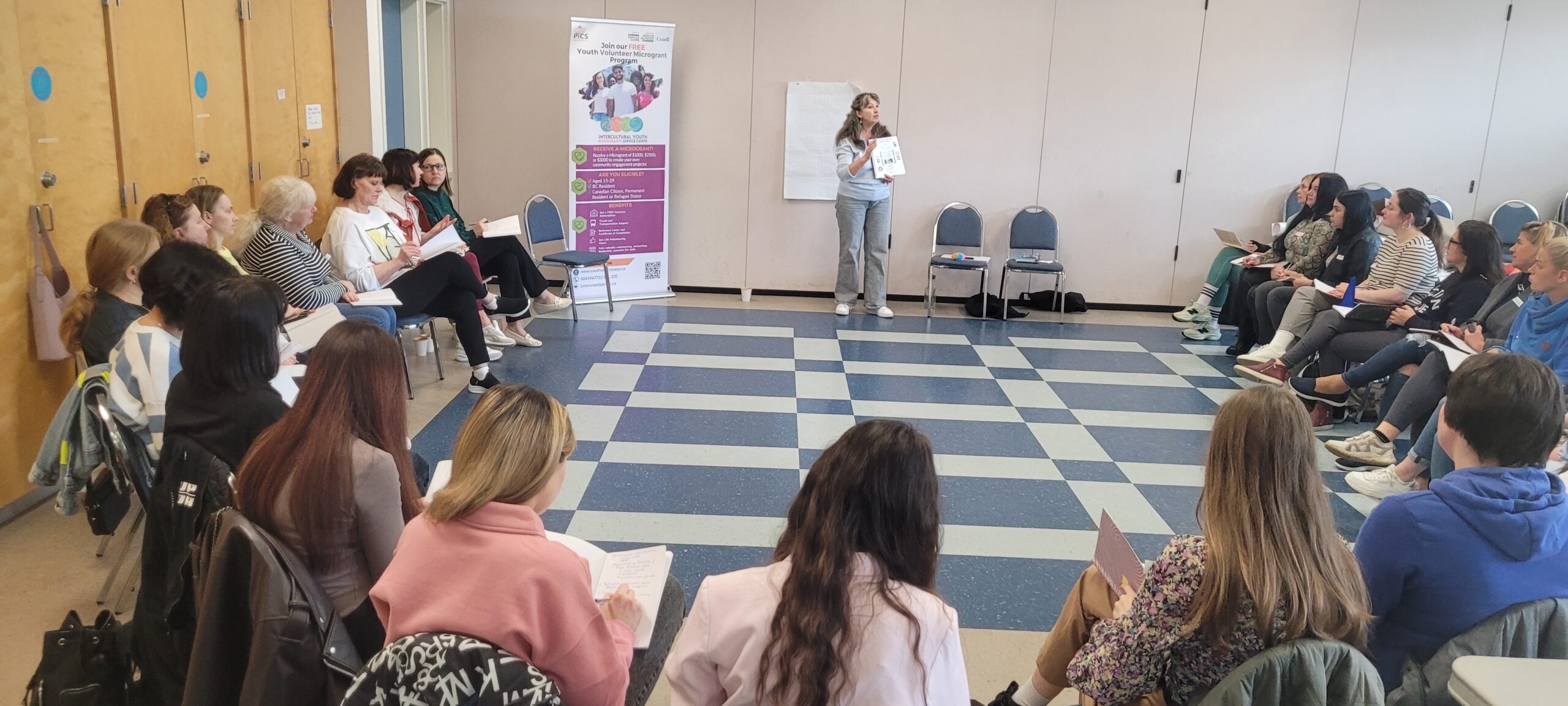 Community outreach by Youth Service Corps
